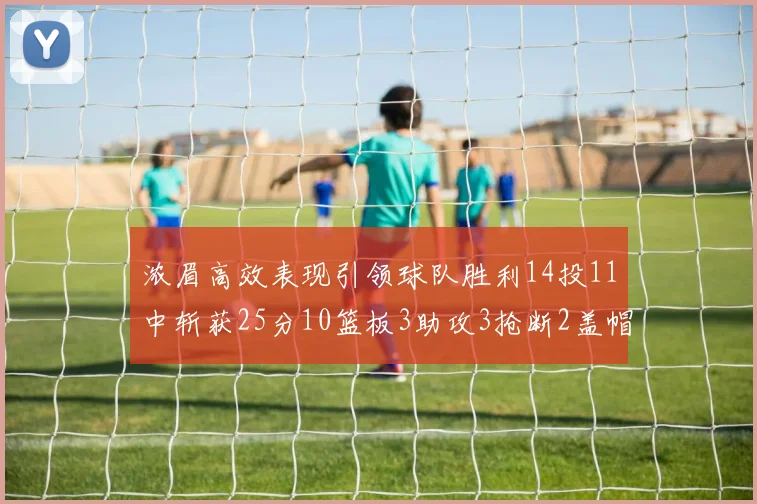 浓眉高效表现引领球队胜利14投11中斩获25分10篮板3助攻3抢断2盖帽
