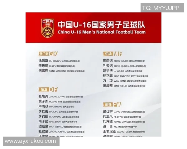 U16国足领先优势扩大张旭尧禁区内巧妙抽射破门助力球队胜利